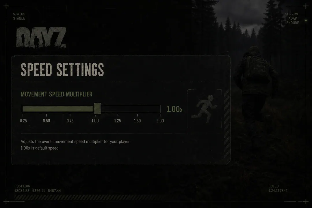 Speed Modifiers in DayZ: Movement Multipliers and Risk