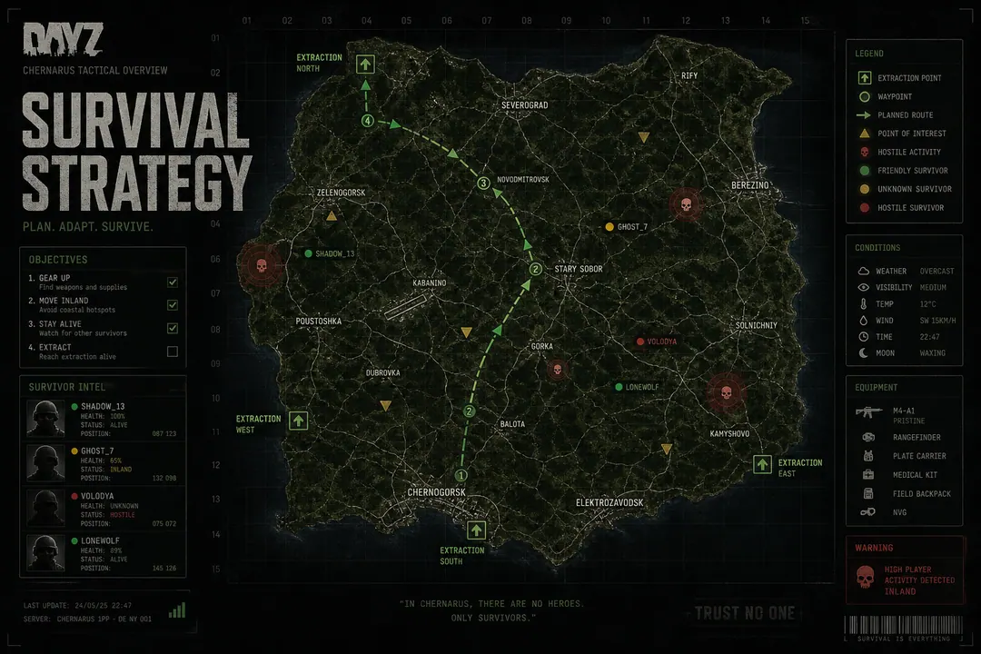 DayZ Survival Strategy With ESP and Aim Tools